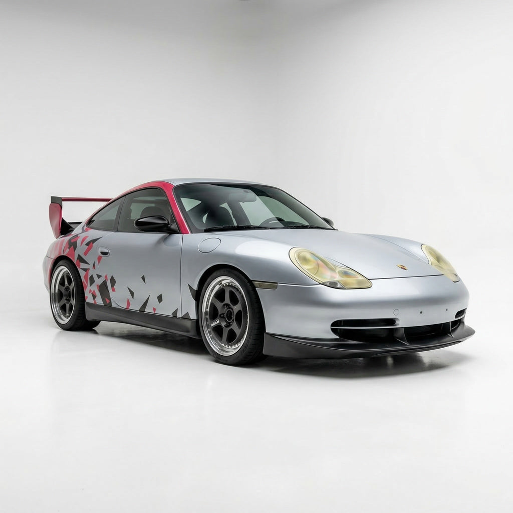 BetterBodies Motorsport Porsche 996 Carrera 1999–2004 GT3 style rocker panels and side skirts for racing upgrade.