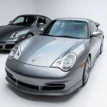 Load image into Gallery viewer, Porsche 996.2 Carrera GT3TEK front lip spoiler by BetterBodies Motorsport, racing style upgrade for 2002–2004 models.
