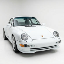 Load image into Gallery viewer, Porsche 993 RS style front splitters made of polyurethane for 1995-1998 models, designed for aerodynamic upgrade.