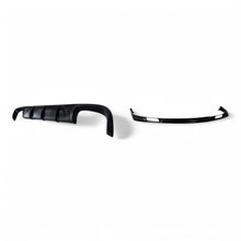 Load image into Gallery viewer, Polyurethane front lip and rear diffuser upgrade for Porsche 997.2, 2009–2012, by BetterBodies Motorsport, shown on a car.