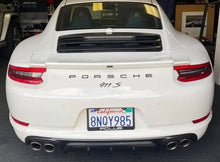 Load image into Gallery viewer, Porsche 991 Carrera rear polyurethane diffuser upgrade by BetterBodies Motorsport, designed for 2012–2015 models.