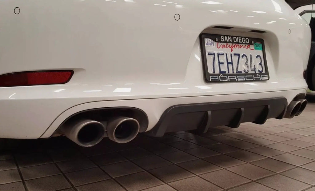 Porsche 991 Carrera rear diffuser by BetterBodies Motorsport, polyurethane aero upgrade for 2012-2015 Porsche 911.