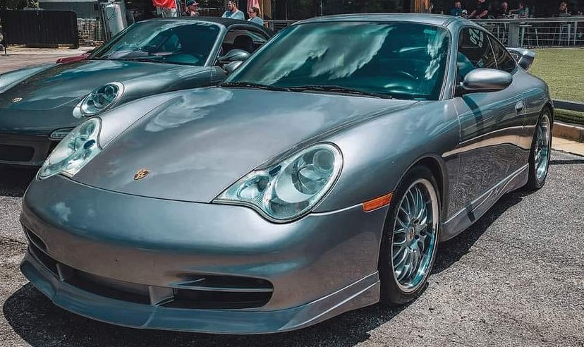 BetterBodies Motorsport Porsche 996.2 Carrera GT3TEK front lip spoiler, racing style upgrade for 2002–2004 Porsche 996.