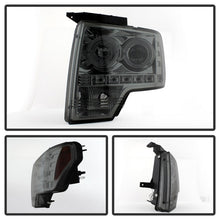 Load image into Gallery viewer, SPYDER 5010254 FITS: Ford F150 09-14 Projector Headlights Halogen Model- LED Halo LED Smke PRO-YD-FF15009-HL-SM Headlights