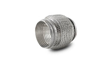 Load image into Gallery viewer, Vibrant 66004 FITS: SS Flex Coupling with Interlock Liner and Mesh Braid 3in inlet/outlet x 4in long Flanges