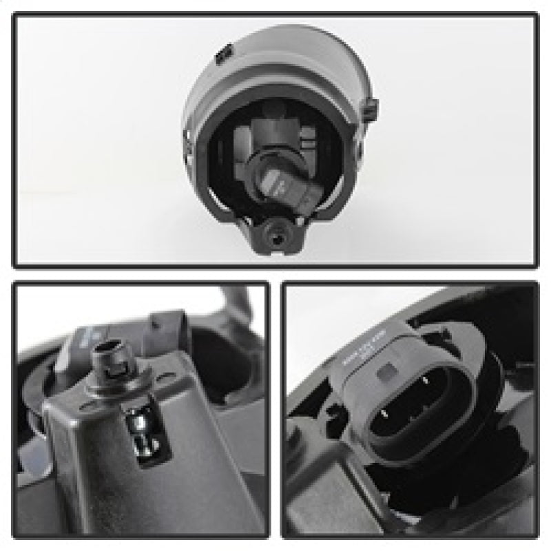 SPYDER 5020826 FITS: Toyota Tundra 07-13 All Double Cab/CrewMax OEM Fog Lightsw/swch Smke FL-CL-TTU07-SM Fog Lights