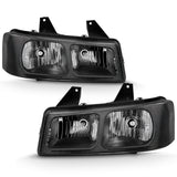 ANZO 111474 FITS: 2003-2017 Chevy Express Crystal Headlight Black Headlights