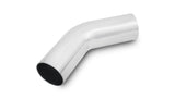 Vibrant 2241 FITS: 3.25in O.D. Universal Aluminum Tubing (45 Degree) 3.25in CLR 5in Leg Length Aluminum Tubing