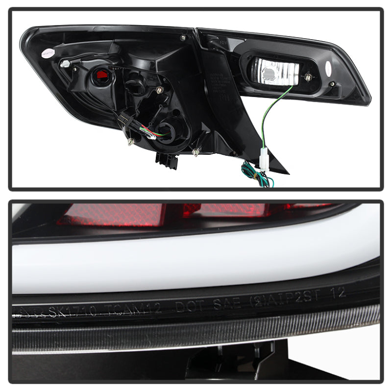 SPYDER 5079411 FITS: Toyota Camry 12-14 Light Bar LED Tail Lights Black ALT-YD-TC12-LBLED-BK Tail Lights