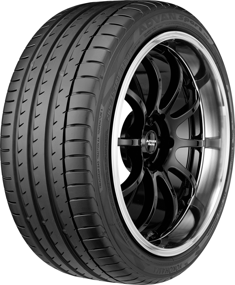 Yokohama Tire 110193338 FITS:Yokohama Advan Sport V105E Tire 285/40ZR19 107Y Automotive/UTV Tires On Road