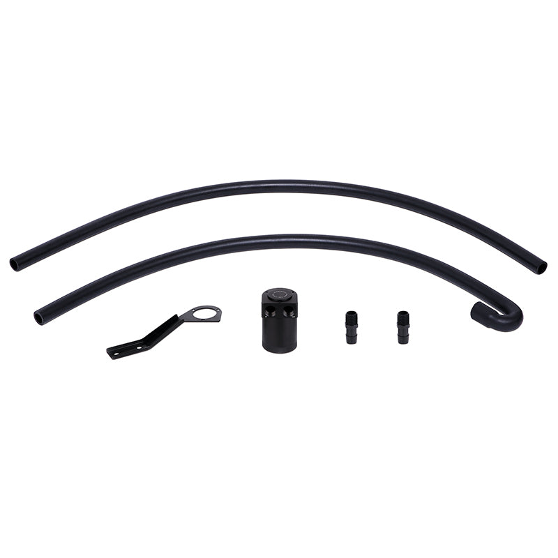 Mishimoto MMBCC-N54-06CBE2 FITS: 07-10 BMW N54 Baffled Oil Catch Can Kit Black (CCV Side) Oil Catch Cans