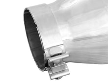 Load image into Gallery viewer, aFe 49T40604-P12 FITS: Diesel Exhaust Tip Bolt On Polished 4in Inlet x 6in Outlet x 12in Length Catback