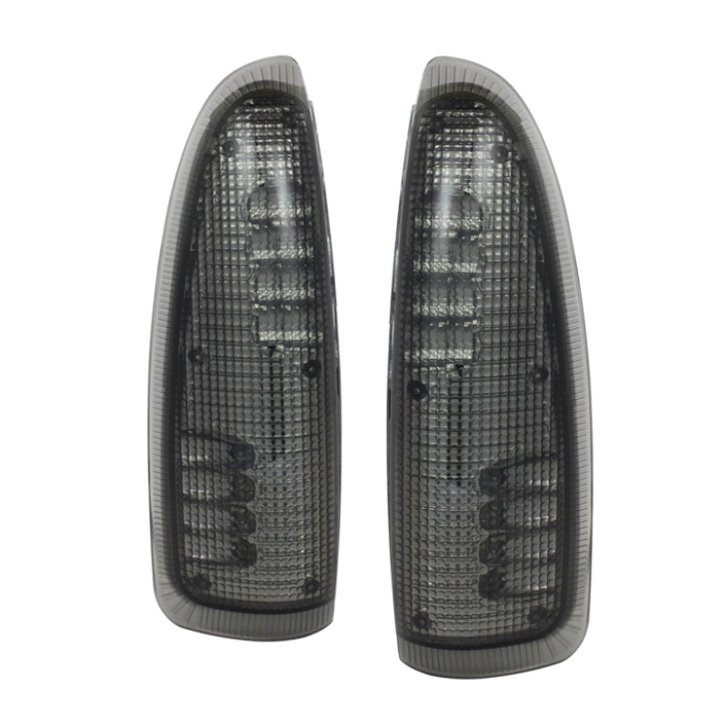 SPYDER 9924729 FITS:xTune Ford Superduty F250-F650 03-07 Amber LED Mirror Signal Lens Smoke ACC-LED-FDSD99-MR-SM Side Mirrors