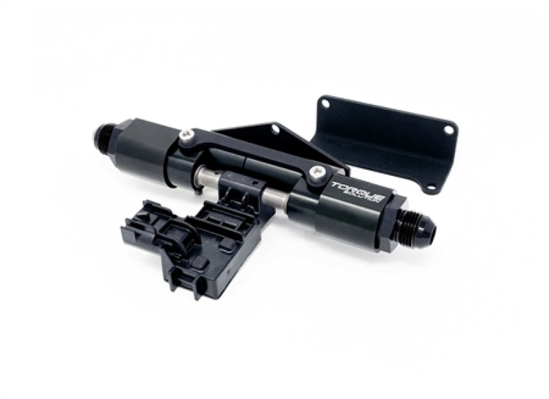 Torque Solution TS-UNI-637 FITS: Billet Dual Pass Flex Fuel Sensor Bracket Flex Fuel Kit