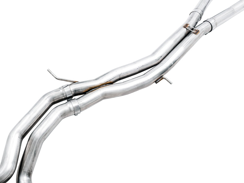 AWE Tuning 3015-33321 FITS: Audi B9.5 RS5 Sportback Non-Resonated Touring Edition Exhaust RS-Style Diamond Blk Tips Catback
