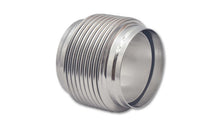 Load image into Gallery viewer, Vibrant 68944 FITS: SS Bellow Assembly w/ Solid Liner 4in inlet/outlet ID x 4in overall L Electro Polished Flanges