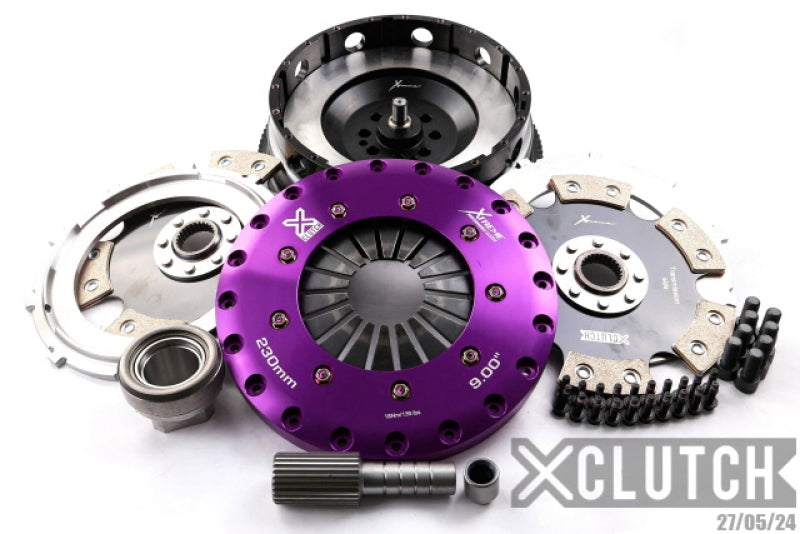 XCLUTCH XKBM23595-2E FITS:XClutch 07-10 BMW 335i Base 3.0L 9in Twin Solid Ceramic Clutch Kit (8 Bolt/PB in Input Shaft) Clutch Kits Multi