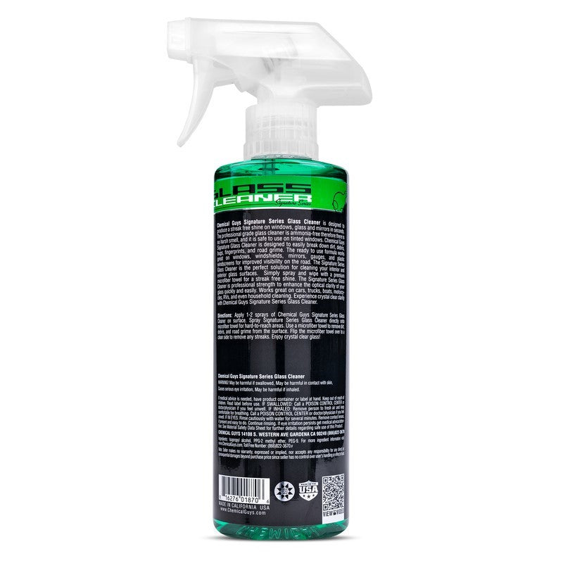 Chemical Guys CLD_202_16 FITS: Signature Series Glass Cleaner (Ammonia Free) -16oz Window Cleaners