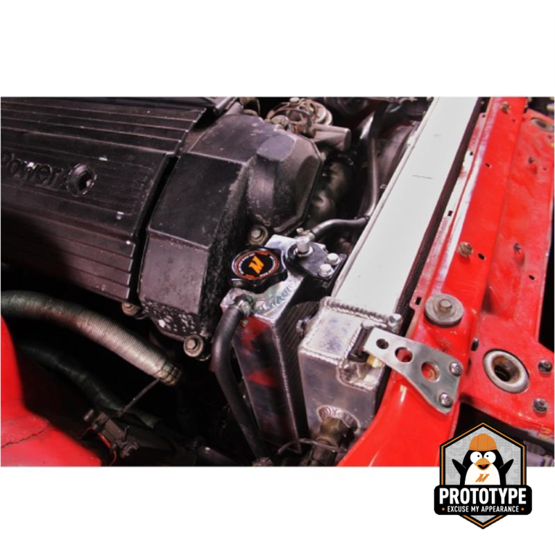 Mishimoto MMRT-E36-92EBK FITS: Coolant Reservoirs FITS: 92-99 BMW 3 Series Aluminum Coolant Expansion Tank Black Coolant Reservoirs