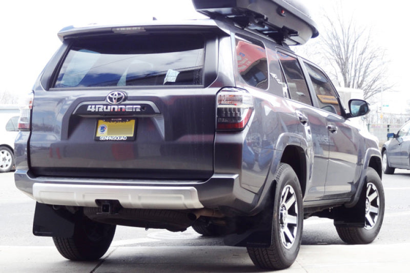 Rally Armor MF48-UR-BLK/RD FITS: 12-24 Toyota 4Runner Black UR Mud Flap w/Red Logo Mud Flaps