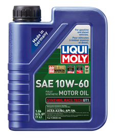 LIQUI MOLY 2068 FITS: 1L Synthoil Race Tech GT1 Motor Oil 10W60 Motor Oils