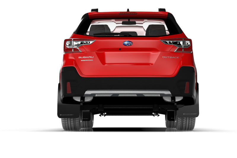 Rally Armor MF66-UR-BLK/RD FITS: 20-25 Subaru Outback Black UR Mud Flap w/Red Logo Mud Flaps