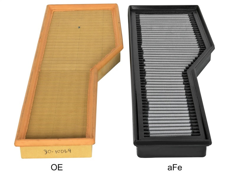 aFe 31-10069 FITS: Magnum FLOW Pro DRY S OE Replacement Filter 04-08 Porsche 911 Carrera (997) H6 3.6L Air Filters Direct Fit