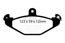 Load image into Gallery viewer, EBC DP3885/2C FITS: 08+ Lotus 2-Eleven 1.8 Supercharged Redstuff Rear Brake Pads Brake Pads Performance
