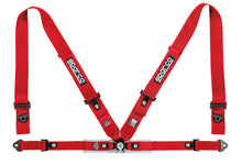 Load image into Gallery viewer, SPARCO 04716M1RS FITS: -Sparco Belt 4Pt 3in/2in Competition Harness Red Seat Belts &amp; Harnesses
