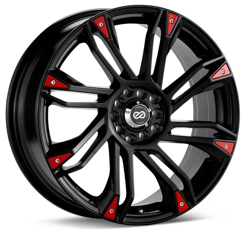 Enkei 448-875-0242BK FITS: GW8 18x7.5 5x100/114.3 42mm Offset 72.6 Bore Matte Black Wheel Wheels Cast