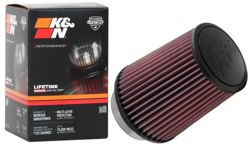 K&N Engineering RU-4630 FITS:K&N Universal Air Filter 3-1/2in Flange / 5-1/2in Base / 4-1/2in Top / 6-1/2in Height Air Filters Universal Fit