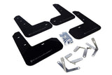 Rally Armor MF23-UR-BLK/GRY FITS: 13-17 Subaru BRZ/Toyota FR-S Black UR Mud Flap w/Grey Logo Mud Flaps