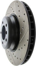Load image into Gallery viewer, Stoptech 127.34093L FITS:StopTech 07-09 BMW 335 (E90/E92/E93) Slotted &amp; Drilled Left Front Rotor Brake Rotors Slot &amp; Drilled