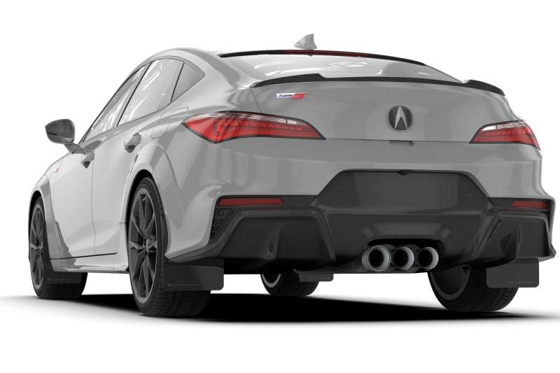 Rally Armor MF109-UR-BLK-RD FITS: 23-25 Acura Integra A-Spec Black UR Mud Flap W/Red Logo (No Drilling Req.) Mud Flaps