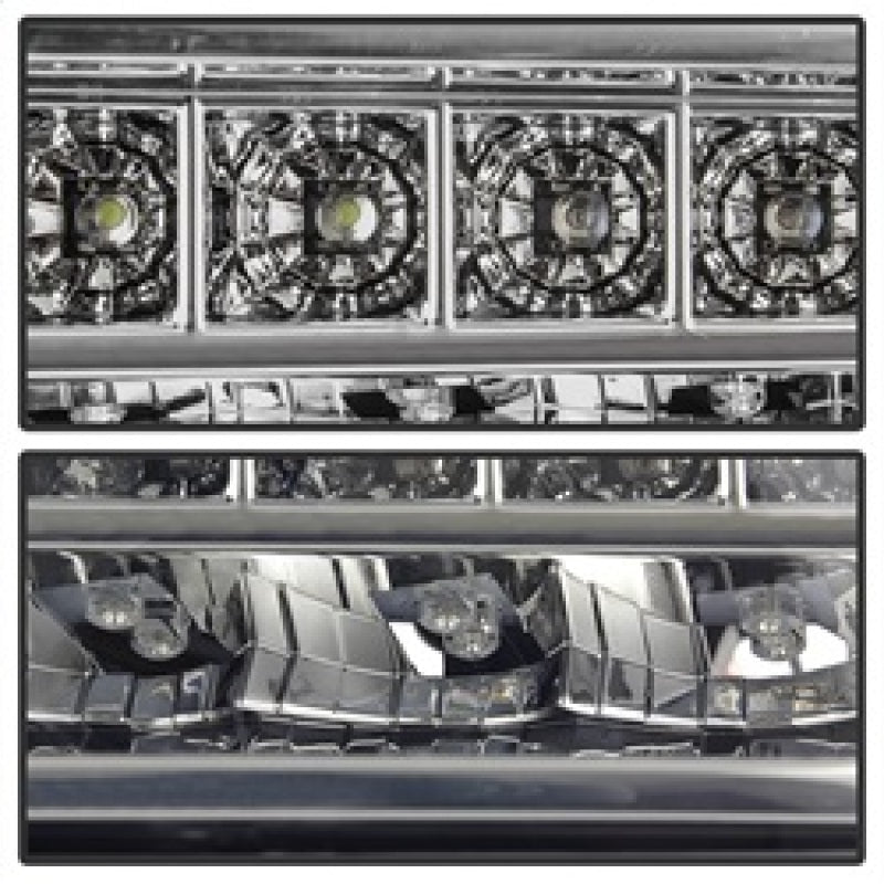 SPYDER 9029318 FITS:xTune 99-06 GMC Sierra (Excl Denali) Full LED Bumper Lights Chrome (CBL-GSI99-LED-C) Sidemarkers & Indicators