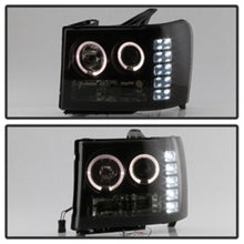 Load image into Gallery viewer, SPYDER 5078506 FITS: GMC Sierra 1500/2500 07-13 Projector Headlights LED Halo- LED Blk Smke PRO-YD-GS07-HL-BSM Headlights