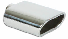Load image into Gallery viewer, Vibrant 1405 FITS: 5.5in x 3in Oval SS Exhaust Tip (Single Wall Angle Cut Rolled Edge) Tips