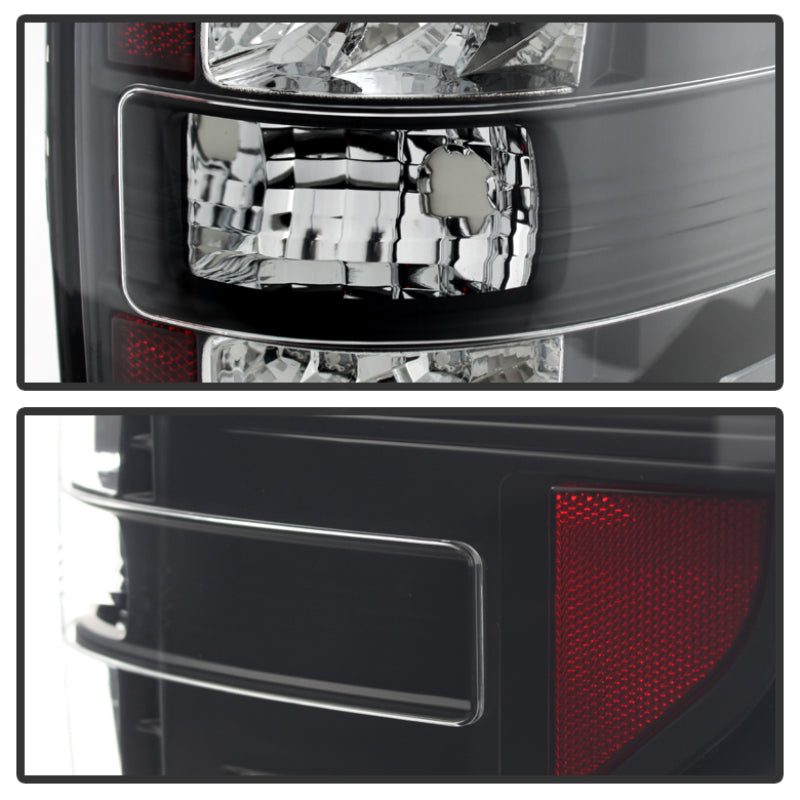 SPYDER 5008374 FITS: Ford F150 09-14 LED Tail Lights Black ALT-YD-FF15009-LED-BK Tail Lights