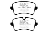 EBC DP42082R FITS: 11 Audi A6 2.0 Turbo Yellowstuff Rear Brake Pads Brake Pads Performance
