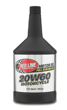 Load image into Gallery viewer, Red Line 12604 FITS: 20W60 Motorcycle Oil Quart Motor Oils
