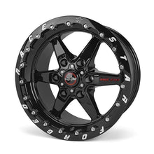 Load image into Gallery viewer, Race Star 93 Truck Star 15x10 6x5.50BC 6.63BS Direct Drill Gloss Black Wheel - Single Bead Lock