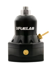Load image into Gallery viewer, Fuelab 56504-1 FITS: 565 EFI Adjustable FPR 40-80 PSI (2) -10AN In (1) -10AN Return Max Flow Bypass Black Fuel Pressure Regulators