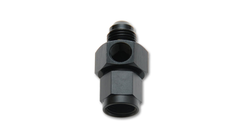 Vibrant 16486 FITS: -6AN Male to -6AN Female Union Adapter Fitting w/ 1/8in NPT Port Fittings