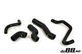 do88 01-04 316/318 1.8L/2.0L Coolant Hoses - Black FITS: BMW E46 - DOBDO88-KIT71S