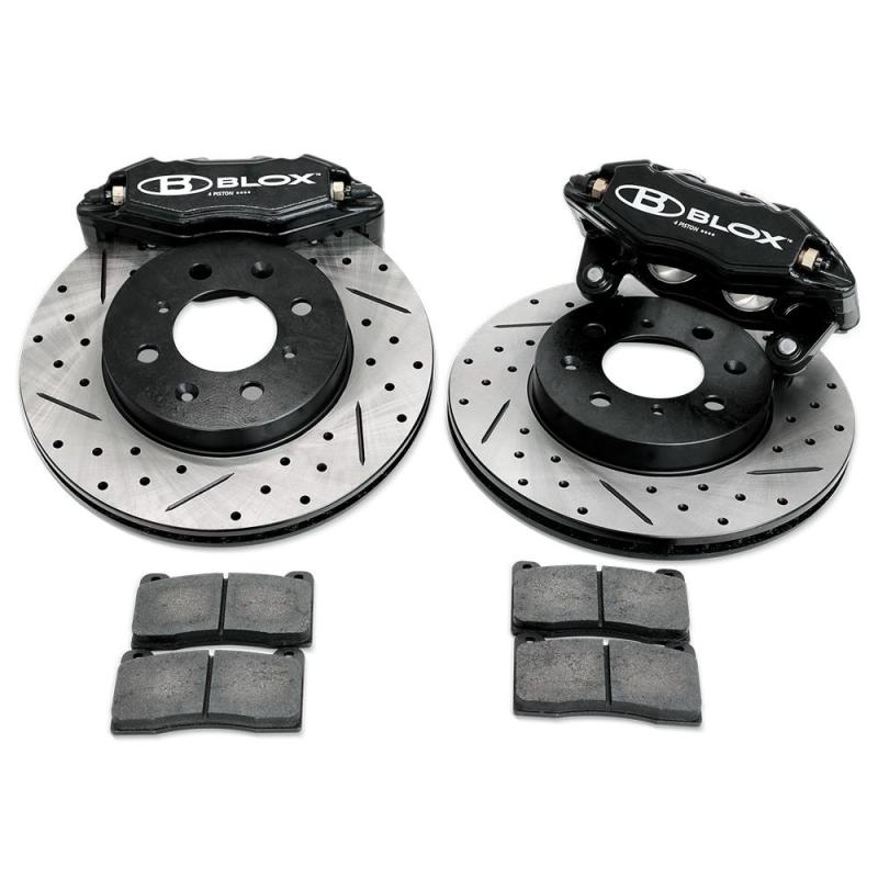BLOX Racing BXBS-10501 FITS: 92-95 Honda Civic Tuner Series Front Brake Upgrade Kit Big Brake Kits