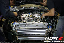 Load image into Gallery viewer, Mishimoto MMINT-UG FITS: Intercoolers FITS: Universal Silver G Line Bar &amp; Plate Intercooler Overall Size: 24.5x11.75x3 Core Size: 17.5 Intercoolers