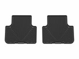 WeatherTech 17-25 Audi Q7 2nd Row Rear All-Weather Floor Mats - Black