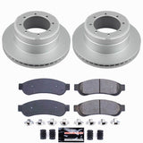 Power Stop 10-12 Ford F-350 Super Duty Rear Z23 Coated Brake Kit