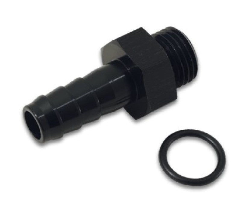 Vibrant 11319 FITS: Aluminum Male -8AN ORB to 1/2in Barb w/O-Ring Anodized Black Fittings
