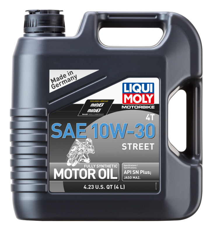 LIQUI MOLY 20420 FITS: 4L Motorbike 4T SAE 10W30 Street Motor Oils